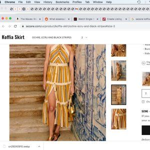 NWOT Sezane Koffia Skirt XS